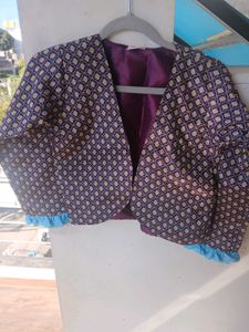 Patterned Bolero Jacket