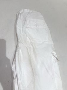 White Cargo Pants
