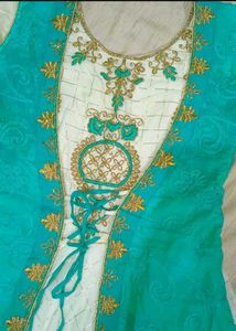 Partywear Gawn with pant &amp; Dupatta