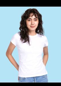 Bewakoof Classic White Crew Neck Tee