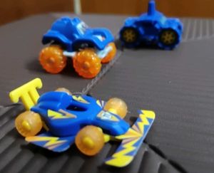 Set of 3 kinder Joy racer edition Toy Cars