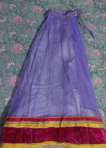 Purple Ethnic Skirt