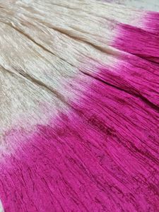 Elegant Crushed Silk Ethnic Skirt