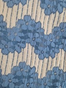 Blue Chevron Pattern Blouse