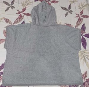 Grey Graphic Print Top