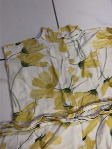 Floral Print Button-Down Midi Dress