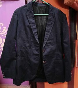 Classic Navy Blue Blazer