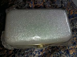 Silver Clutch Bag