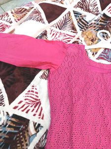 cotton chikan me kurta