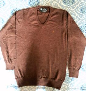 Brand New Men's V-Neck Wool Blend Sweater