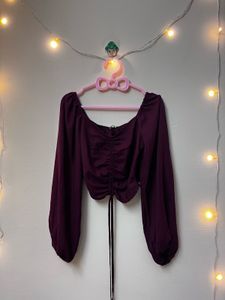 Chic Ruched Crop Top