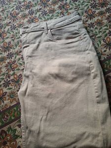 Classic Beige Straight Leg jeans
