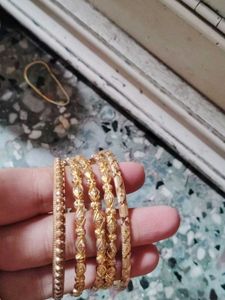 Gold-toned Bracelet Set