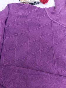 Purple Turtleneck Sweater💜