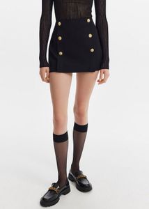 Black old money style skirt h&amp;m