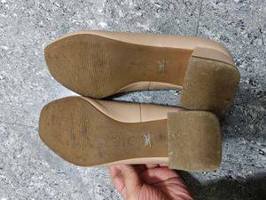 Marks &amp; Spencers nude block heels