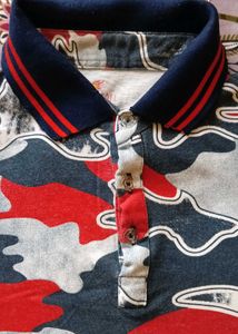 Men's Camo Polo T-Shirt
