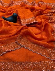 Elegant Sequined Saree