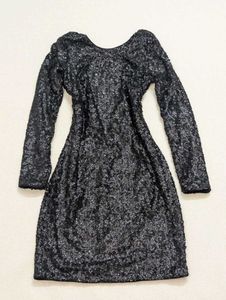 ⭐SALE PRICE ⭐H&amp;M Sequin Mini Dress ✨ Deep V Back
