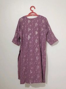 Embellished Purple Kurta
