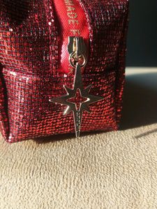 Colorbar Glitter Pouch Red Brand New