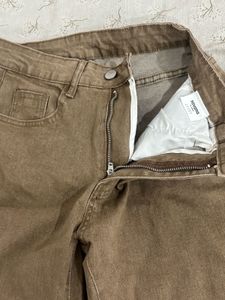 Stylish Tan Wash Jeans