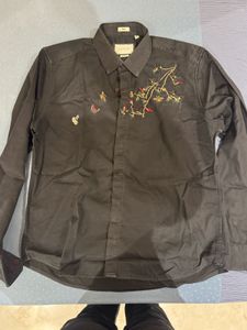 Gucci Embroidered Button-Up Shirt