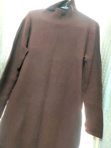 Winter High Neck Knit Dress