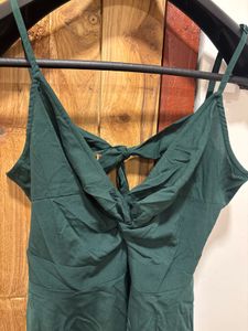 Chic Green Mini Dress