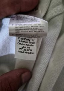 Og Fred Perry White Polo T-Shirt