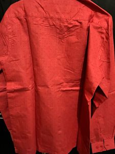 Red Dotted Long Sleeve Shirt