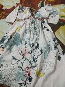 Boho Floral Print Dress for Girls