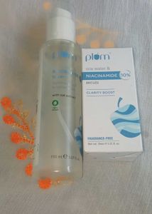Plum Niacinamide Toner And Serum Combo