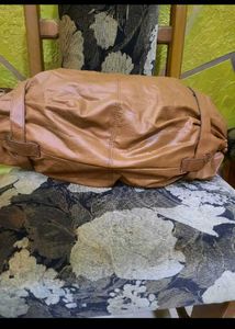 Brown Leather Hobo Bag