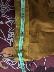 Green &amp; Gold Silk Saree