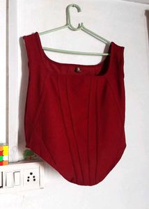 L size red corset 💋✨