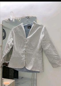 Polka Dot Button-Down Top