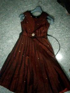 Elegant Maroon Gown