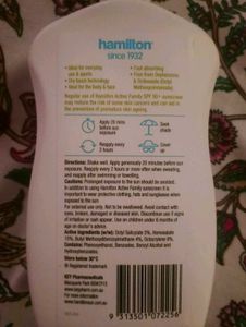 Austrailian Hamilton  Sunscreen SPF 50