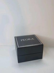 PEORA Square Blue &amp; Gold Cufflinks