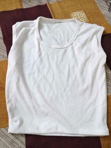 Basic White Sleeveless Top