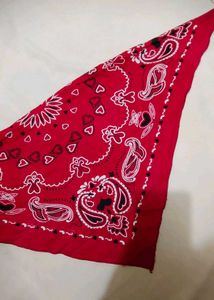 ✨Red Paisley Bandana🧣✨No Swap
