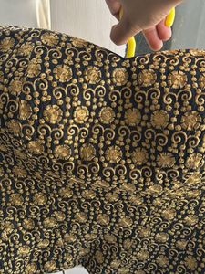 Embroidered Black Blouse