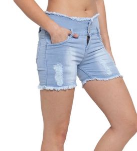 Distressed Denim Shorts for Women