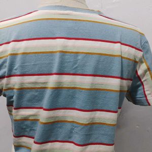 Striped Crew Neck T-Shirt