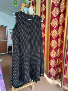 Chic Black Polka Dot Dress