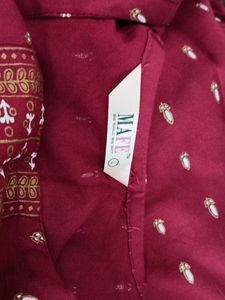 Red Printed Kurti (Women)