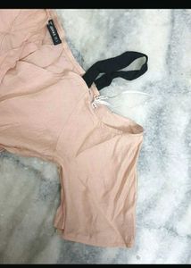 🍑 Peach Mini Dress