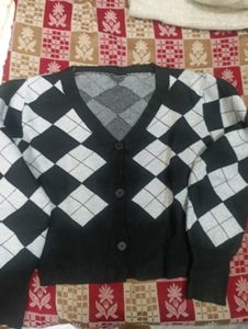 Light Blue &amp; White Patterned Cardigan bundle