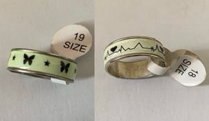 Combo of Two Cute Glow In The Dark Rings